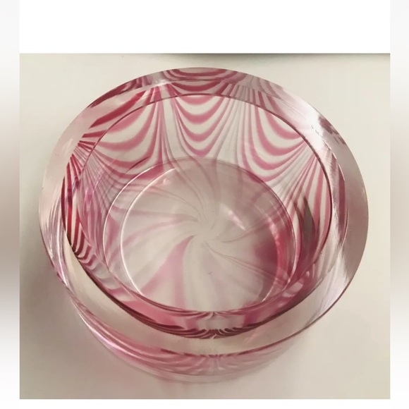 New Cenedese Vitri Fenicio Small Murano Glass Bowl Signed Dated on Bottom - Picture 6 of 16